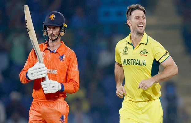 Australia opt to bat first against Netherlands