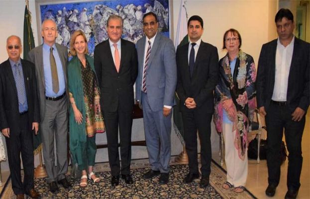 FM discusses human rights situation of IOK with European Parliamentarians