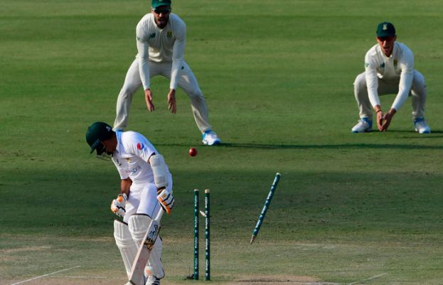 Pakistan were 308 for a loss of eight wickets at the close of play on Wednesday