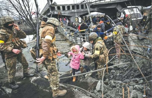 Tragedy unfolding on outskirts of Kyiv