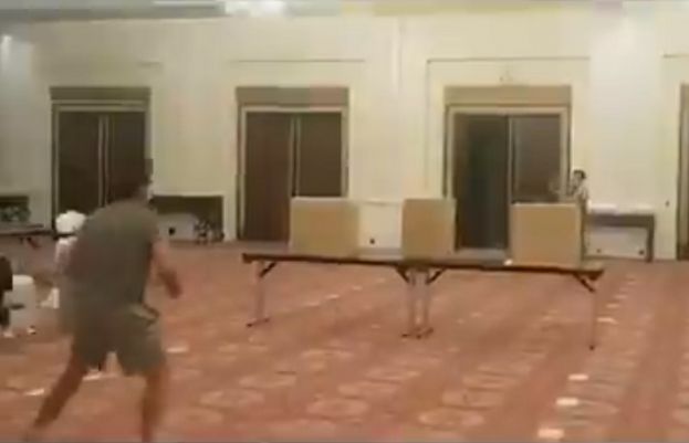 BabarAzam, Imam playing badminton at hotel in Lahore, watch video