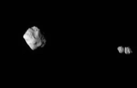 Moon orbiting 'Dinky' asteroid is actually two tiny moons stuck together