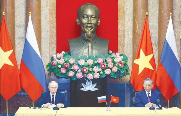Putin, in Vietnam, seeks new ‘security architecture’