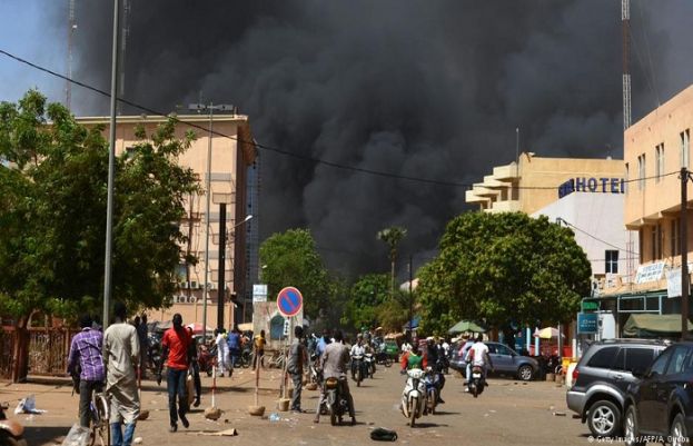 An explosion in Ouagadougou in March targeted the French Embassy