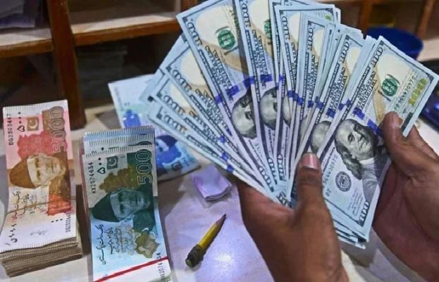 Dollar's value declined by 1.12 to 231 per rupee