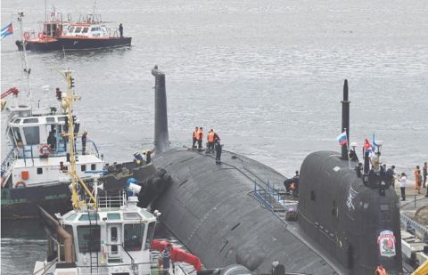 Russian nuclear submarine, frigate arrive in Cuba