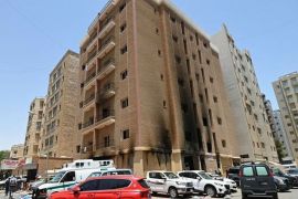 Fire in Kuwaiti building housing workers kills 41
