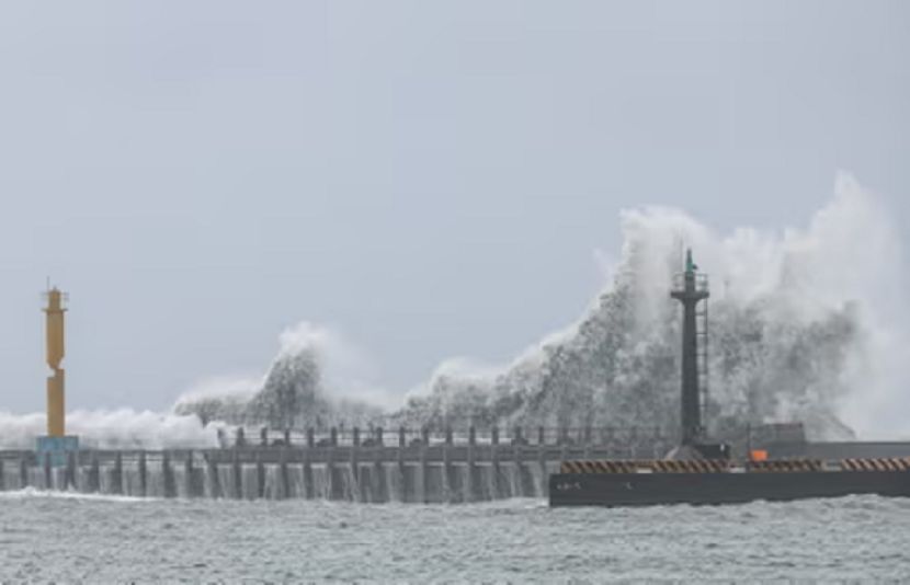 سمندری طوفان گیمی نے تائیوان میں بڑے پیمانے پر تباہی مچا دی۔